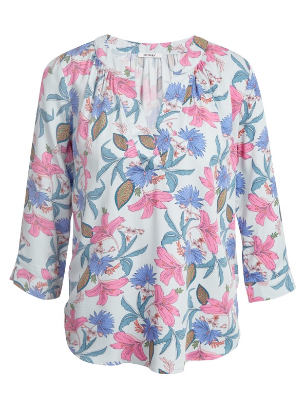 Orsay Svetlomodrá dámska blúzka ORSAY