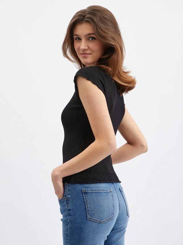 Orsay Čierne dámske tričko ORSAY