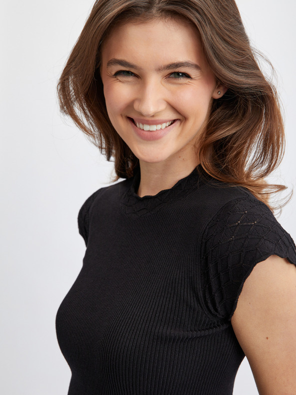 Orsay Čierne dámske tričko ORSAY