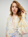 Vero Moda Krémové kvetinové midi šaty VERO MODA Sally