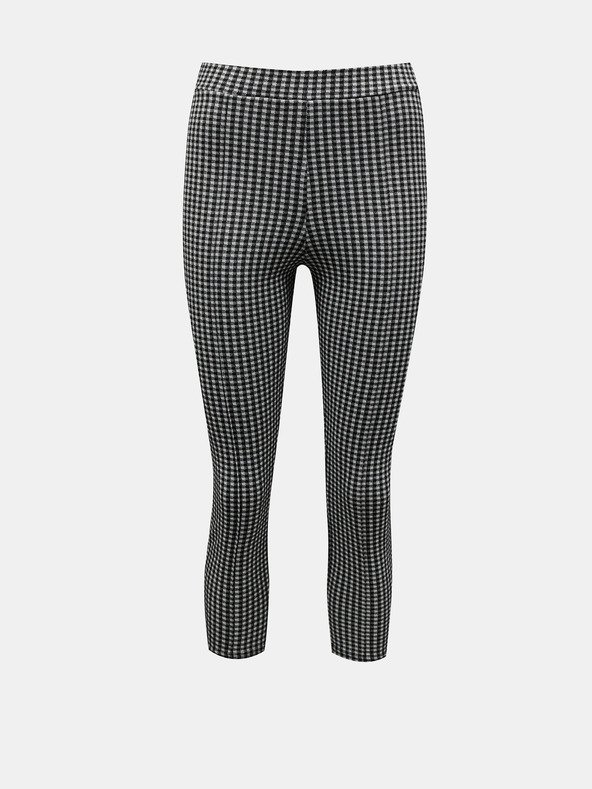 Miss Selfridge Petites Čierno-biele 3/4 nohavice Miss Selfridge Petites