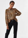 Dorothy Perkins Petite Hnedá blúzka s leopardím vzorom Dorothy Perkins Petite