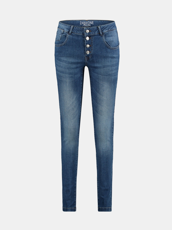 Zabaione Modré skinny fit džínsy Zabaione