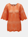 Miss Selfridge Miss Selfridge Oranžový čipkovaný top