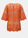 Miss Selfridge Miss Selfridge Oranžový čipkovaný top