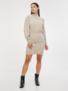 Vero Moda Béžové dámske šaty VERO MODA Aurora