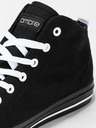 Ombre Clothing Čierne pánske členkové tenisky T304