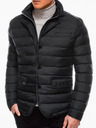Ombre Clothing Pánska zimná bunda C445 - čierna