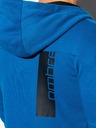 Ombre Clothing Modrá pánska mikina na zips Ombre Clothing B1076