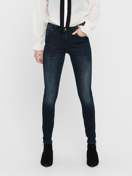 ONLY Tmavomodré skinny fit džínsy ONLY Kendell