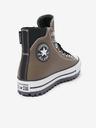 Converse Hnedé kožené členkové tenisky Converse Chuck Taylor All Star City Trek