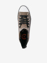 Converse Hnedé kožené členkové tenisky Converse Chuck Taylor All Star City Trek
