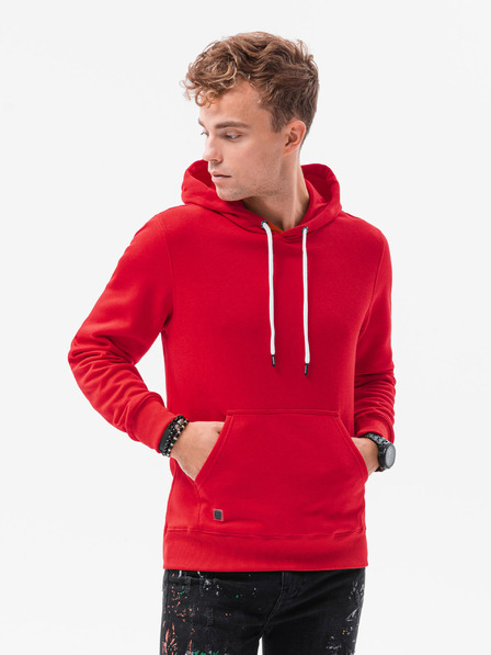 Ombre Clothing Súprava dvoch pánskych základných mikín v tmavomodrej farbe Ombre Clothing