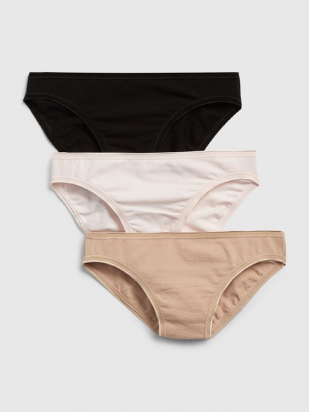 GAP Nohavičky Stretch Cotton 3 ks GAP