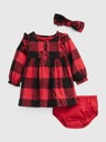 GAP Baby kockované šaty set GAP