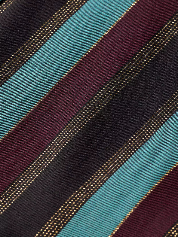 Scotch & Soda Zeleno-čierna dámska pruhovaná bunda Scotch & Soda