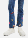 Desigual Modré dámske džínsy rozšíreného strihu Desigual Nicole