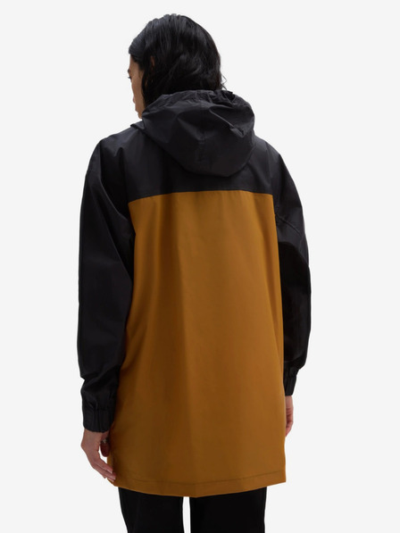 Vans Čierno-hnedá dámska nepremokavá parka VANS Lake Effect Rain Block