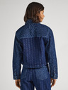 Pepe Jeans Pepe Jeans Mika Stripe Modrá dámska džínsová bunda
