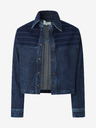 Pepe Jeans Pepe Jeans Mika Stripe Modrá dámska džínsová bunda