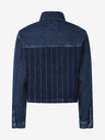 Pepe Jeans Pepe Jeans Mika Stripe Modrá dámska džínsová bunda