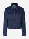Pepe Jeans Pepe Jeans Mika Stripe Modrá dámska džínsová bunda