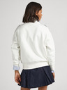 Pepe Jeans Biela dámska mikina na zips Pepe Jeans Celia