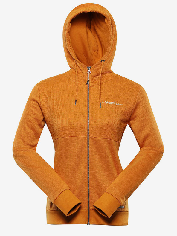 ALPINE PRO Oranžová dámska mikina ALPINE PRO Cooca