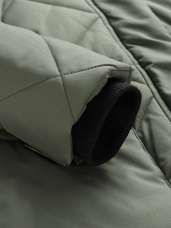 ALPINE PRO Zelený dámsky prešívaný kabát ALPINE PRO Gosbera