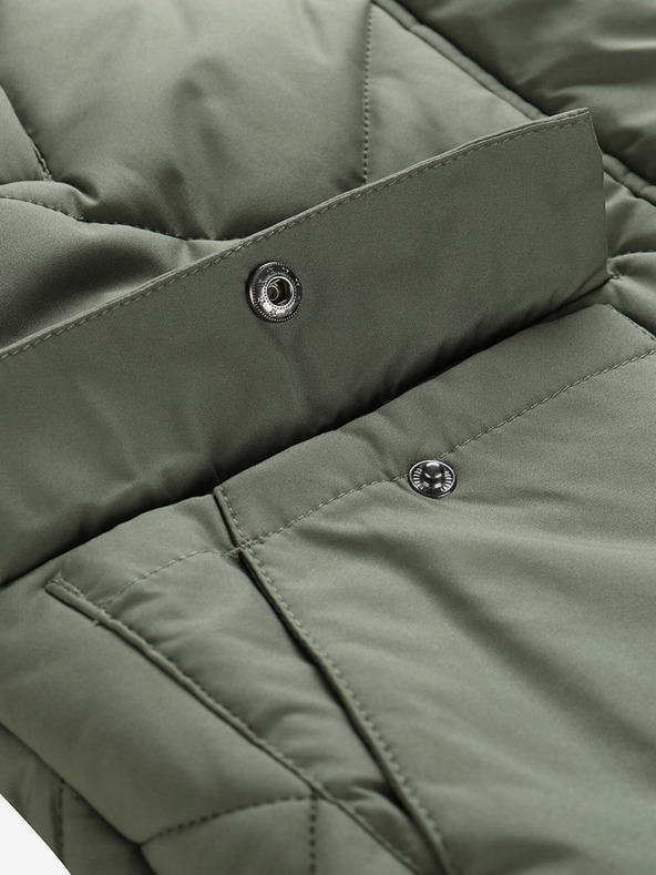 ALPINE PRO Zelený dámsky prešívaný kabát ALPINE PRO Gosbera