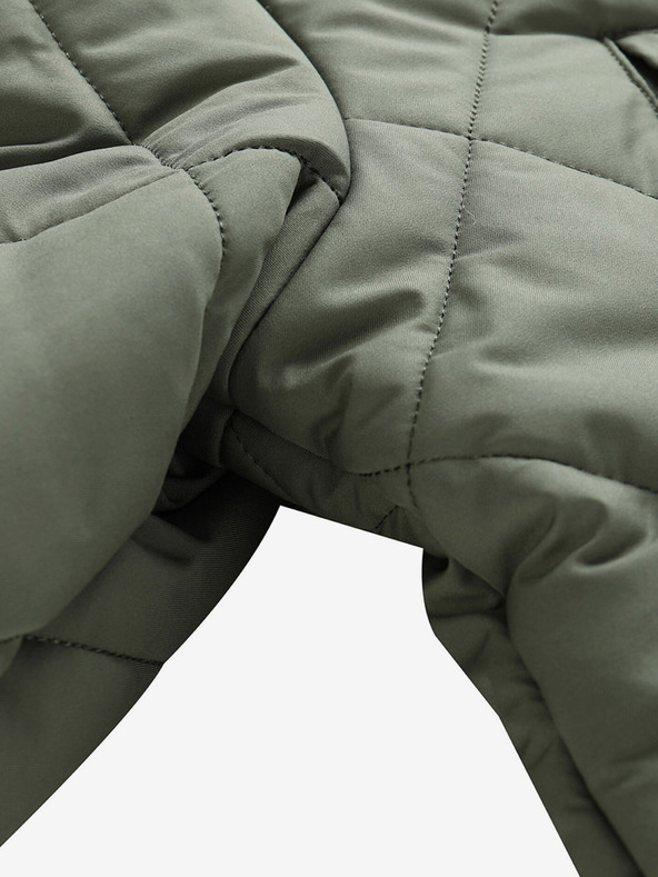 ALPINE PRO Zelený dámsky prešívaný kabát ALPINE PRO Gosbera