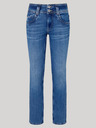 Pepe Jeans Modré dámske slim fit džínsy Pepe Jeans