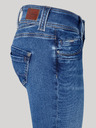 Pepe Jeans Modré dámske slim fit džínsy Pepe Jeans