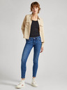 Pepe Jeans Modré dámske skinny fit džínsy Pepe Jeans