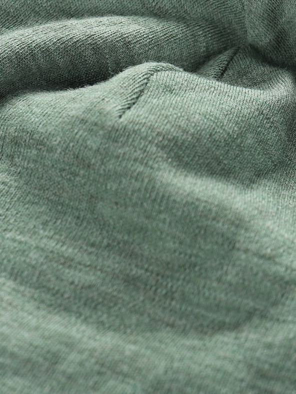 ALPINE PRO Zelená zimná čiapka z merino vlny ALPINE PRO Bedade