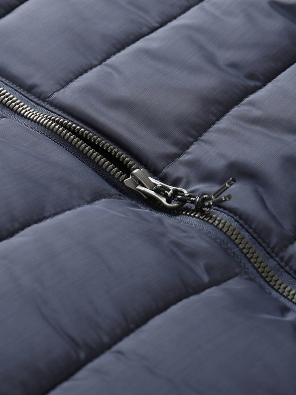 ALPINE PRO Tmavomodrá pánska prešívaná zimná bunda ALPINE PRO Garat