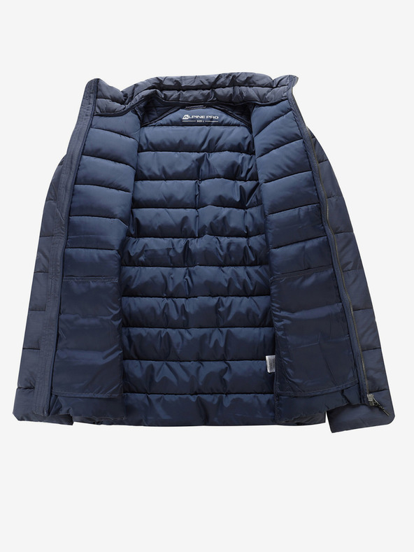 ALPINE PRO Tmavomodrá pánska prešívaná zimná bunda ALPINE PRO Garat