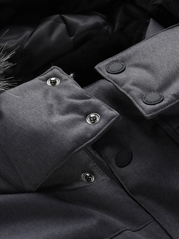 ALPINE PRO Čierna pánska zimná bunda ALPINE PRO Egyp