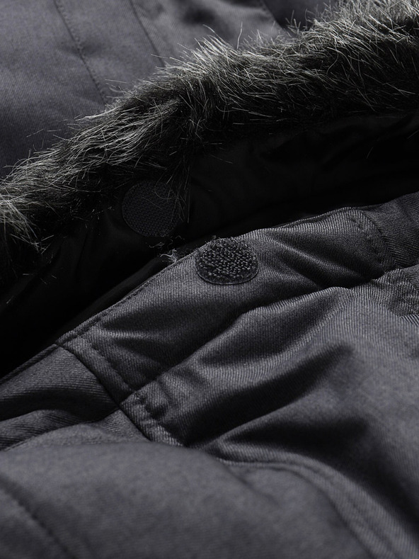 ALPINE PRO Čierna pánska zimná bunda ALPINE PRO Egyp