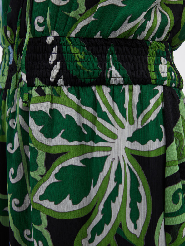 Orsay Zelené dámske kvetované šaty ORSAY