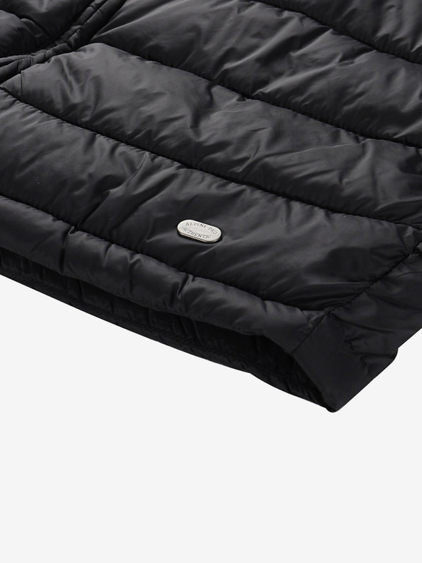 ALPINE PRO Čierna dámska prešívaná sukňa ALPINE PRO Lorfa