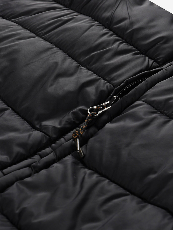 ALPINE PRO Čierna dámska prešívaná sukňa ALPINE PRO Lorfa