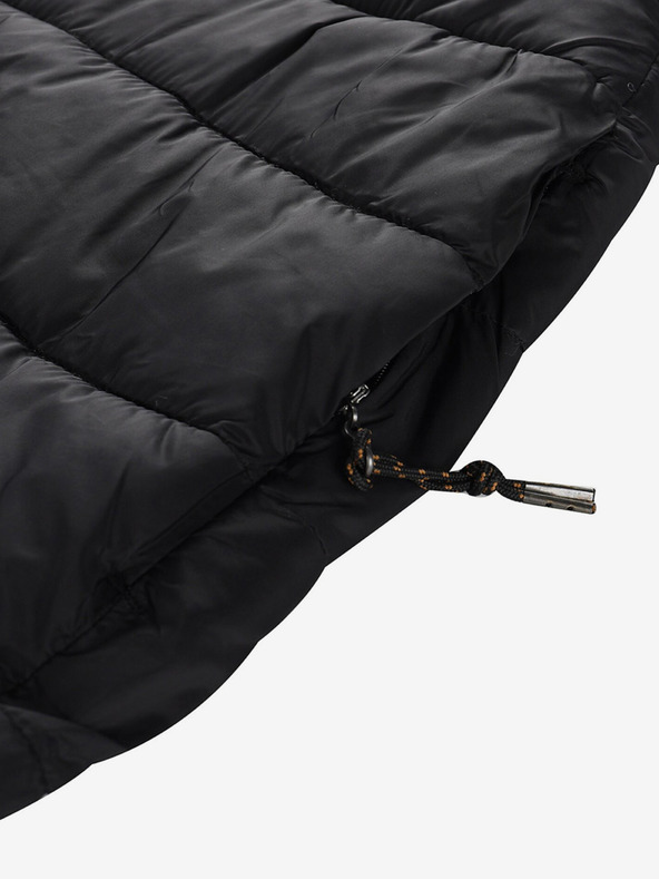 ALPINE PRO Čierna dámska prešívaná sukňa ALPINE PRO Lorfa