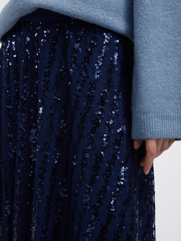 Orsay Modrá dámska sukňa ORSAY