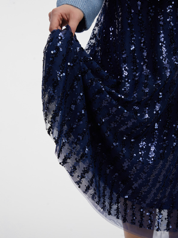 Orsay Modrá dámska sukňa ORSAY