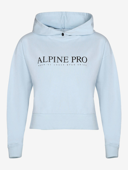 ALPINE PRO Svetlomodrá dámska mikina ALPINE PRO Jefewa