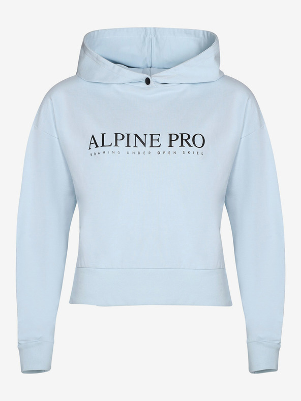ALPINE PRO Svetlomodrá dámska mikina ALPINE PRO Jefewa