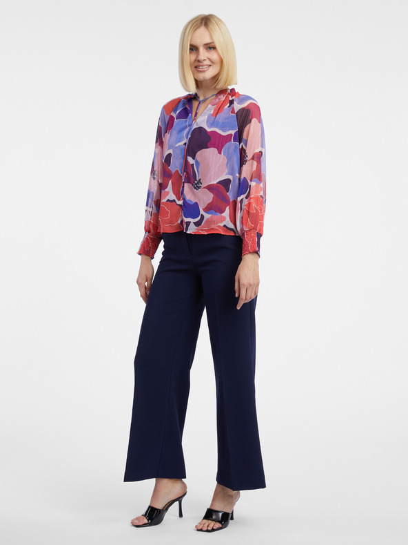 Orsay Červená dámska kvetovaná blúzka ORSAY