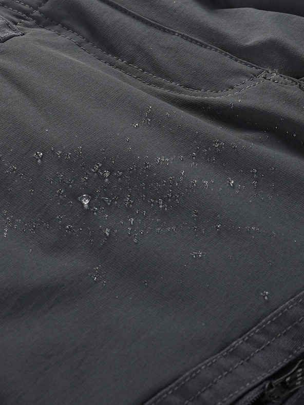 ALPINE PRO Tmavosivé dámske outdoorové nohavice ALPINE PRO Zarm