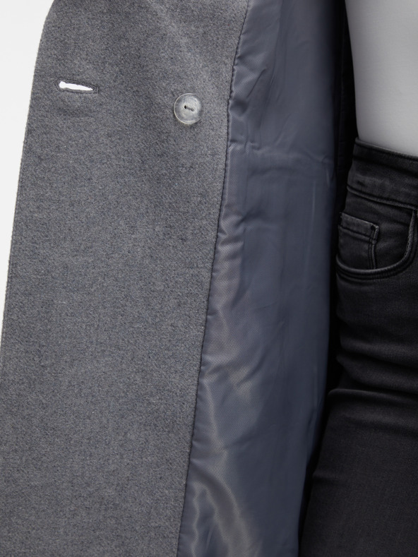 Orsay Sivý dámsky kabát ORSAY